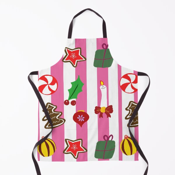 Item preview, Rich Pink Stripes Merry Christmas Cookies and Ornaments designed and sold by Designs by Sara Felton.