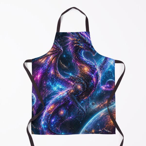 Aperçu de l'œuvre Cosmic Galaxy Dragon créée et vendue par Gold&pixels.