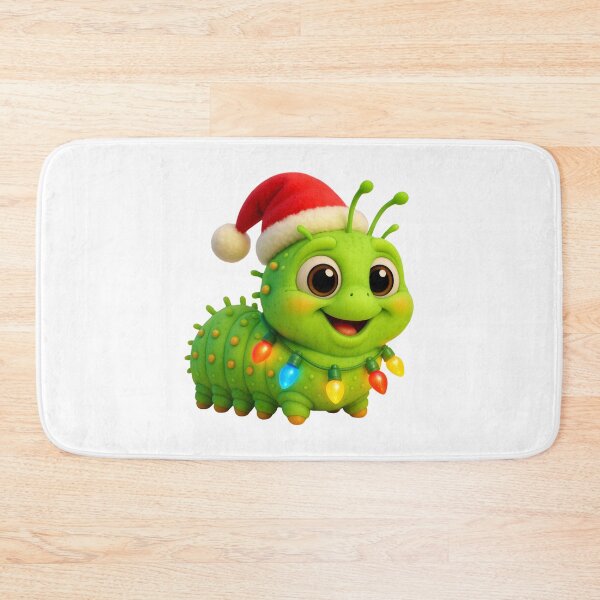 Item preview, Christmas Luna Moth Caterpillar designed and sold by Sillytoe.