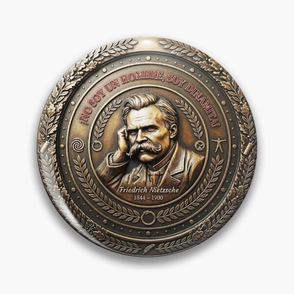 Item preview, Friedrich Nietzsche Retrato y Frases Célebres de Filosofía designed and sold by Alchemy Forge.