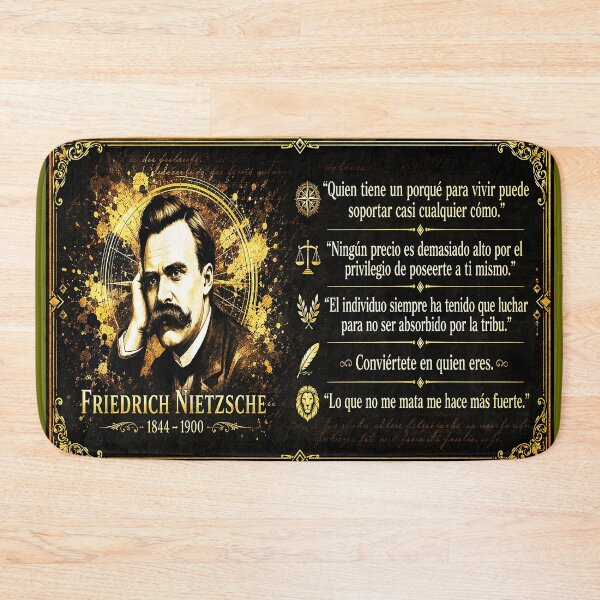 Item preview, Friedrich Nietzsche Retrato y Frases Célebres de Filosofía designed and sold by Alchemy Forge.