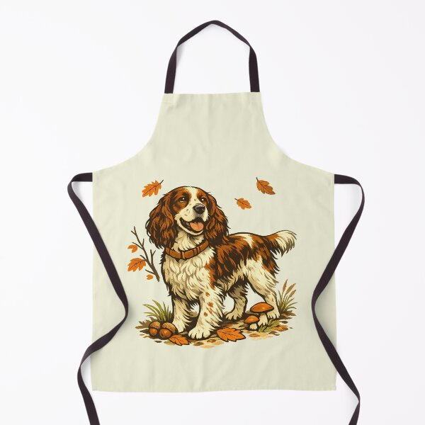 Item preview, Autumn walk through the forest with a spaniel designed and sold by Daily Quirk.