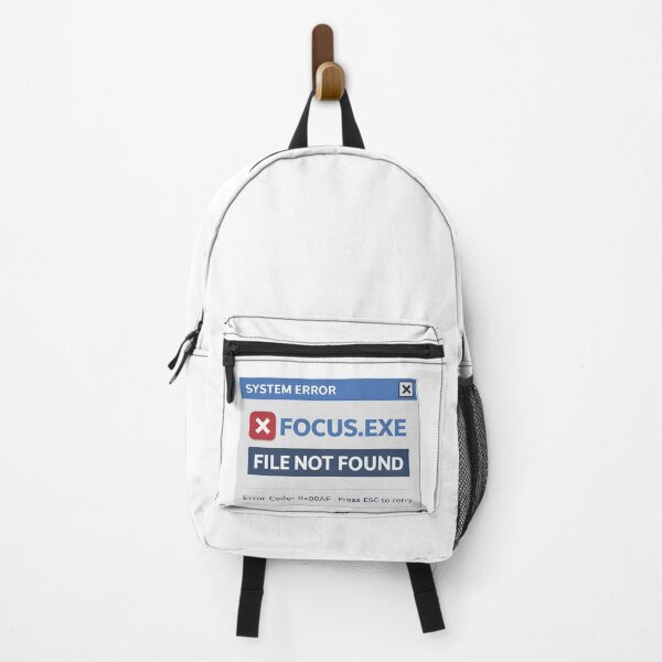 Item preview, Focus.exe File Not Found – Mental Focus Error designed and sold by Mad Factory Designs.