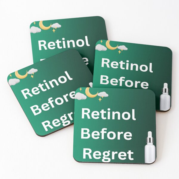 Item preview, Retinol before regret skin care pun designed and sold by Cadentt.