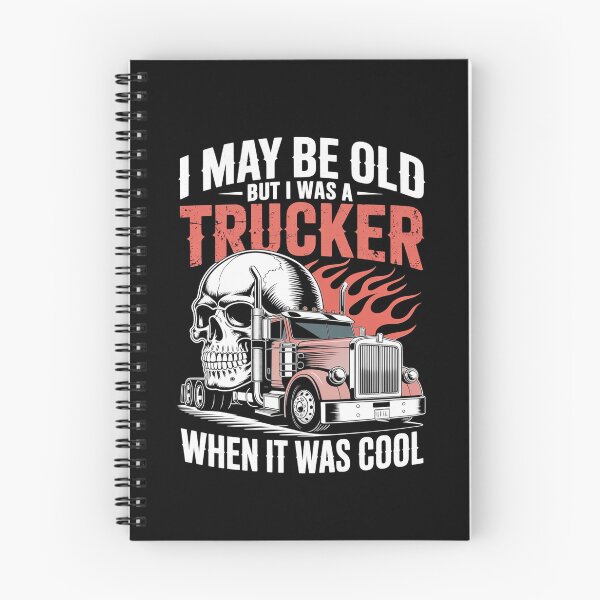 Item preview, Copy of I May Be Old But I Was A Trucker When It Was Cool Classic Semi Truck Vintage designed and sold by MizoX7.