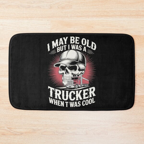 Item preview, Copy of I May Be Old But I Was A Trucker When It Was Cool Classic Semi Truck Vintage designed and sold by MizoX7.