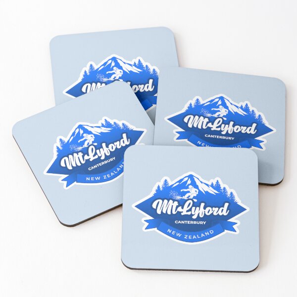 Item preview, Mt Lyford ski field, Canterbury in Blue designed and sold by MY NEW ZEALAND.