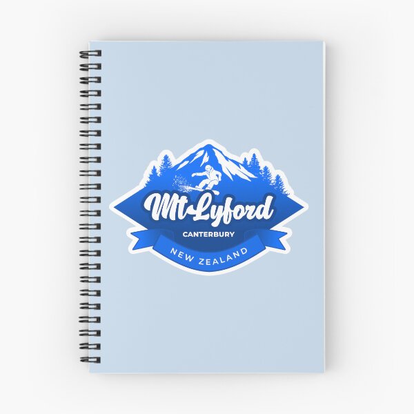 Item preview, Mt Lyford ski field, Canterbury in Blue designed and sold by MY NEW ZEALAND.