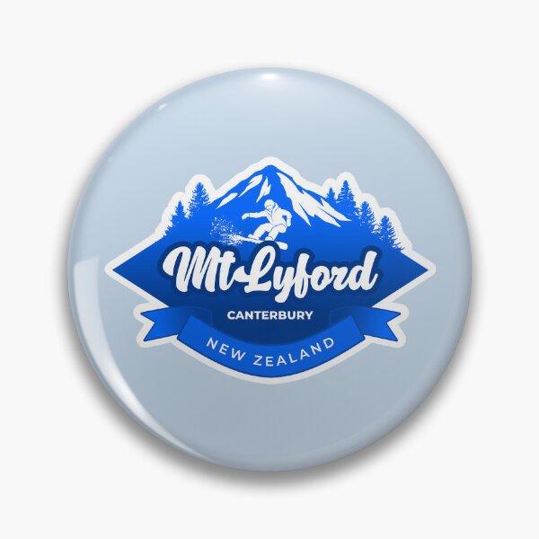 Artikelvorschau, Skigebiet Mt. Lyford, Canterbury in Blau entworfen und verkauft von MY NEW ZEALAND.