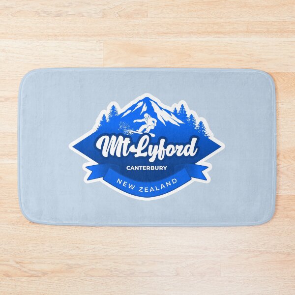 Item preview, Mt Lyford ski field, Canterbury in Blue designed and sold by MY NEW ZEALAND.
