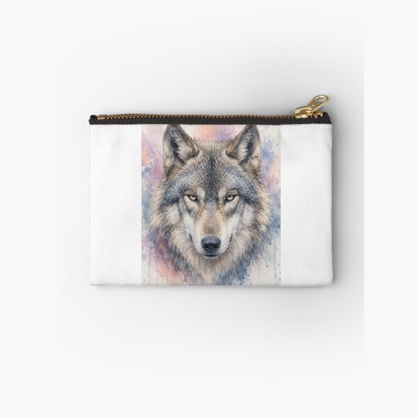 Item preview, pastel watercolour wolf designed and sold by ShadesofHappy.