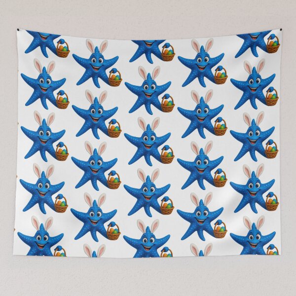 Item preview, Easter Blue Sea Star designed and sold by Sillytoe.
