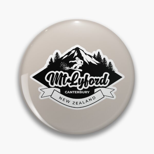 Artikelvorschau, Skigebiet Mt. Lyford, Canterbury in Black entworfen und verkauft von MY NEW ZEALAND.
