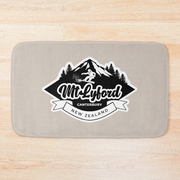 Item preview, Mt Lyford ski field, Canterbury in Black designed and sold by MY NEW ZEALAND.