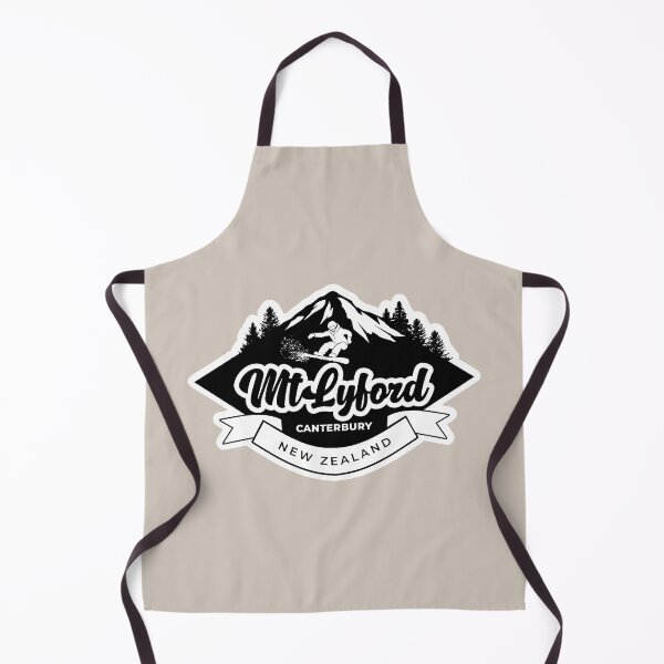 Item preview, Mt Lyford ski field, Canterbury in Black designed and sold by MY NEW ZEALAND.