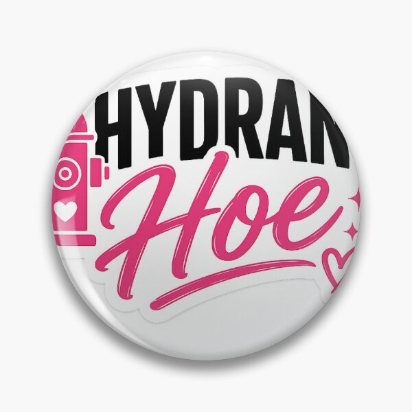 Item preview, Hydrant Hoe Funny Firefighter Sticker designed and sold by FireHouseHumor.