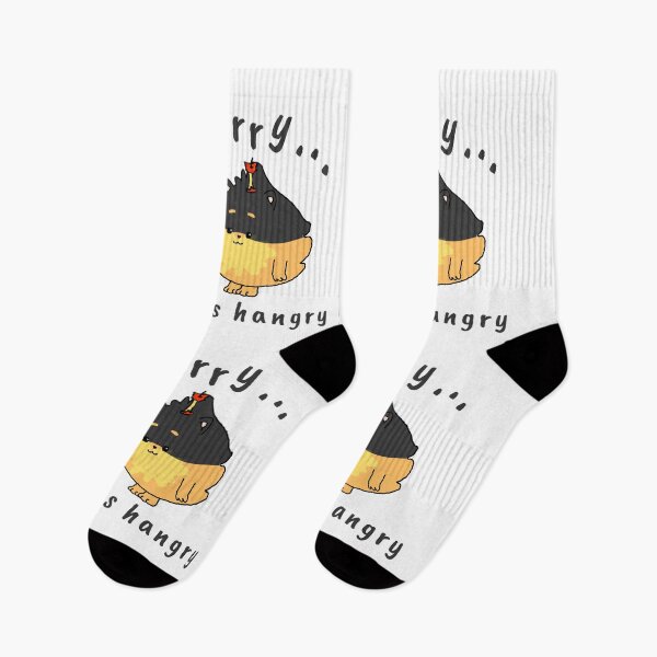 Item preview, Sorry, I was hangry | Apple Pomeranian | BLACK | Pompompom designed and sold by Pompompom-store.