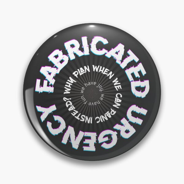 Item preview, Fabricated Urgency - Circle Logo designed and sold by DrunkBroadway.