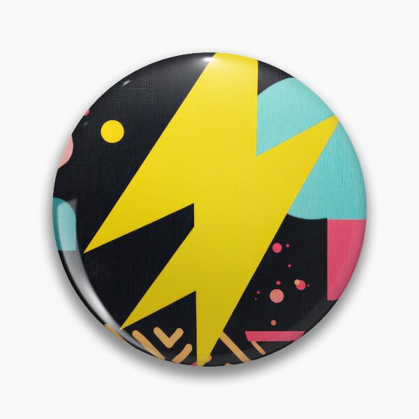 Item preview, Memphis Style Retro 1980's Yellow, Black, Pink Designs designed and sold by DEC02.
