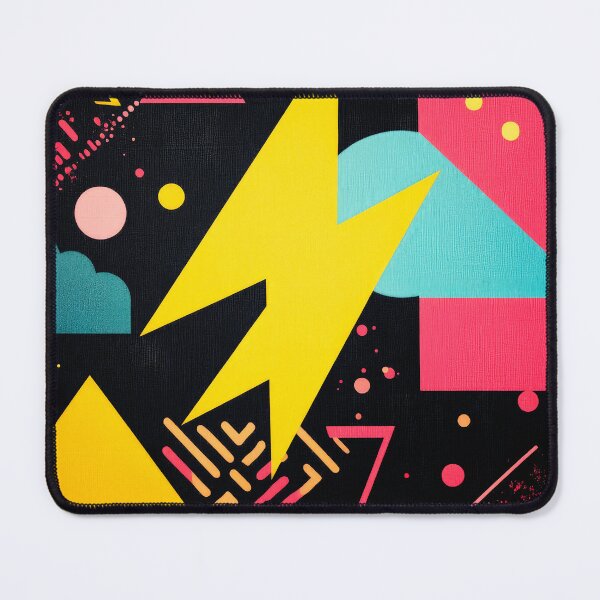 Item preview, Memphis Style Retro 1980's Yellow, Black, Pink Designs designed and sold by DEC02.