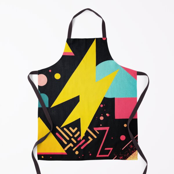 Item preview, Memphis Style Retro 1980's Yellow, Black, Pink Designs designed and sold by DEC02.