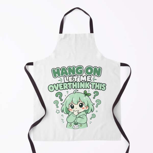 Item preview, Hang On Let Me Overthink This Funny Kawaii Design girl designed and sold by Art JSMY.