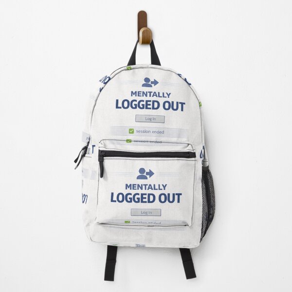 Item preview, Mentally Logged Out – Session Ended designed and sold by Mad Factory Designs.