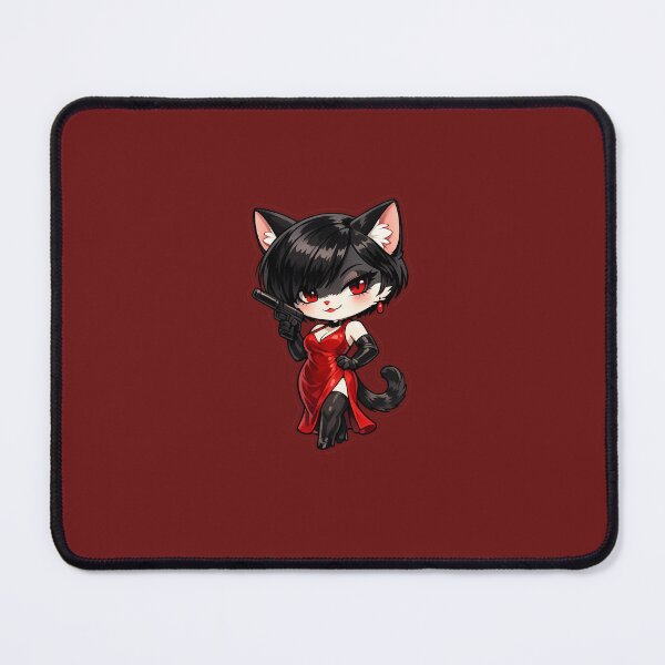Item preview, ADA Spy Cat – Femme Fatale Chibi Sticker designed and sold by CROFTARTS.