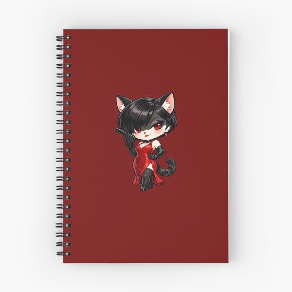 Item preview, ADA Spy Cat – Femme Fatale Chibi Sticker designed and sold by CROFTARTS.