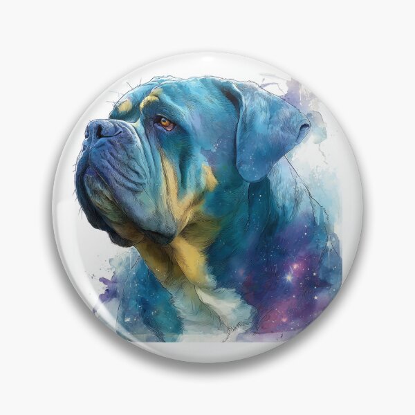 Item preview, Colorful Bullmastiff puppy dog designed and sold by MendaciousMina.