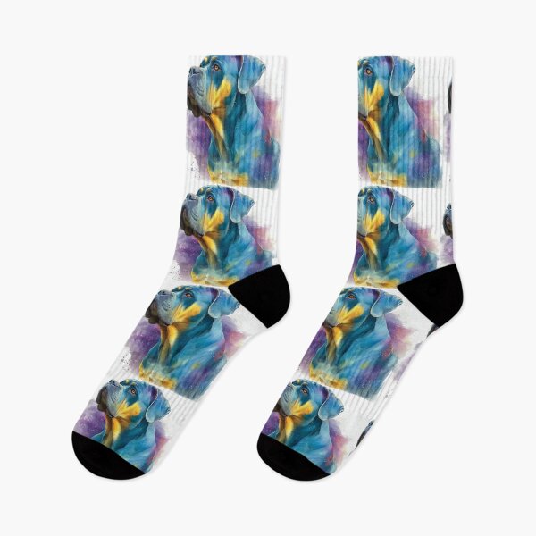 Item preview, Colorful Bullmastiff puppy dog designed and sold by MendaciousMina.