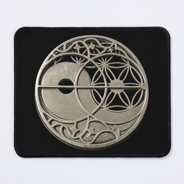 Item preview, Vesica Piscis Yin Yang Sacred Geometry Design | Flower of Life Spiritual Symbol designed and sold by Emoji Emblems.
