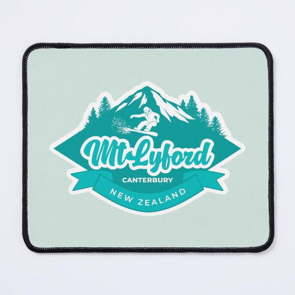 Item preview, Mt Lyford ski field, Canterbury in Green designed and sold by MY NEW ZEALAND.