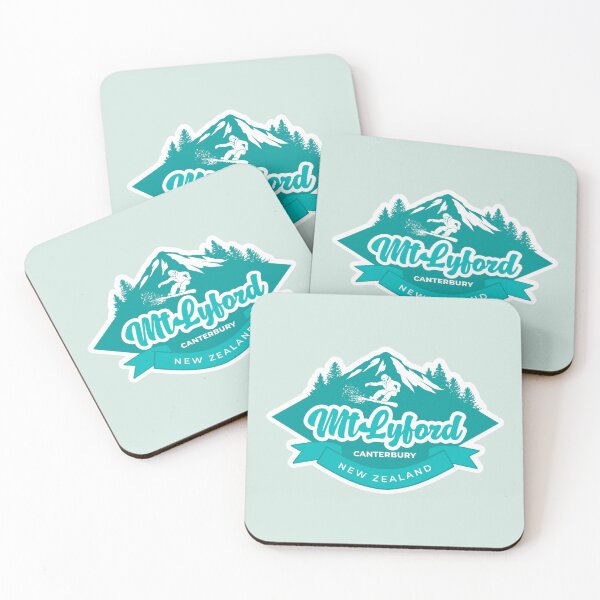 Item preview, Mt Lyford ski field, Canterbury in Green designed and sold by MY NEW ZEALAND.