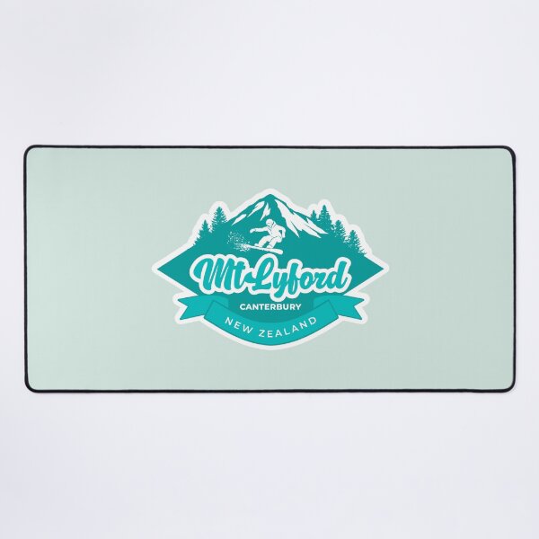 Item preview, Mt Lyford ski field, Canterbury in Green designed and sold by MY NEW ZEALAND.