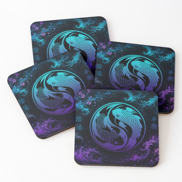 Item preview, Celestial Koi: Harmony of Yin and Yang designed and sold by Fei Long Design Hub.