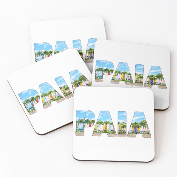 Item preview, PAIA -  Pāʻia Maui Hawaii Surfing Mecca Sunny Day Surfboards Artwork designed and sold by Adam Gormley.