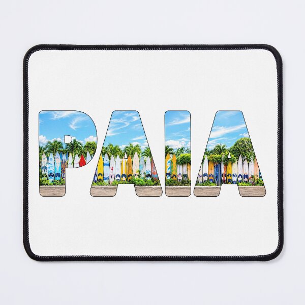 Item preview, PAIA - Pāʻia Maui Hawaii Surfing Mecca Sunny Day Surfboards Artwork designed and sold by Adam Gormley.