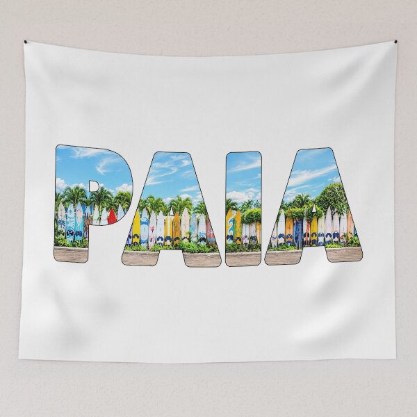 Item preview, PAIA -  Pāʻia Maui Hawaii Surfing Mecca Sunny Day Surfboards Artwork designed and sold by Adam Gormley.