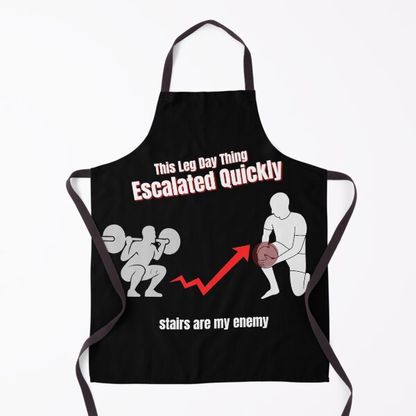 Item preview, Leg Day Humor – Stairs Are My Enemy designed and sold by No Excuses Supply.