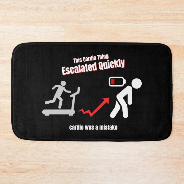 Item preview, Cardio Meme – This Cardio Thing Escalated Quickly designed and sold by No Excuses Supply.