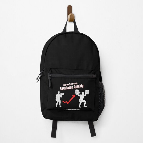 Item preview, Weightlifting Meme – This Workout Thing Escalated Quickly designed and sold by No Excuses Supply.
