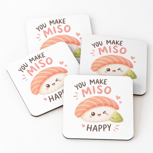 Item preview, You make miso happy! Sushi designed and sold by offlineinbox.