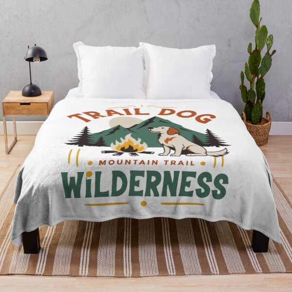 Artikelvorschau, Trail Dog Wildnisabenteuer | Camping-Hunde-Berg-Natur-T-Shirt mit Grafik entworfen und verkauft von TeeVibeHaus.