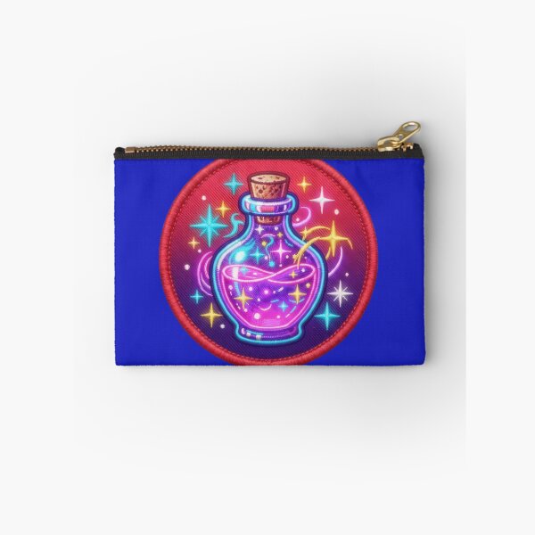 Item preview, Vibrant Glowing Magic Potion Bottle Patch Art designed and sold by Azurart2.