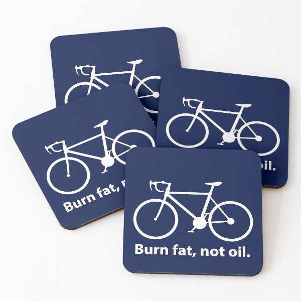 Item preview, Burn Fat Not Oil Bicycle Design, Eco Cycling Motivation, Sustainable Transport, Climate Action, Green Lifestyle, Bike Lover Graphic,  designed and sold by rikyfreestyle.