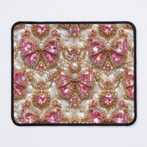 Item preview, Pink Pastel Royalty Diamond Bow Pearl Ribbon Luxury designed and sold by scicilysimonee.