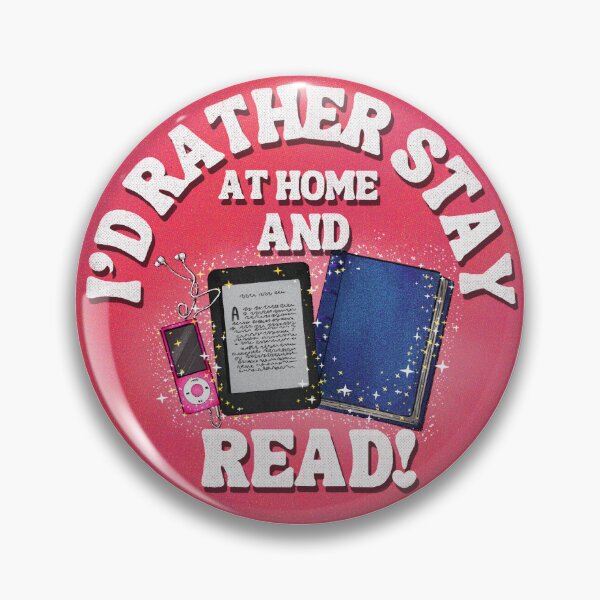 Item preview, I'd Rather Stay At Home And Read designed and sold by Sadndnboi Library.