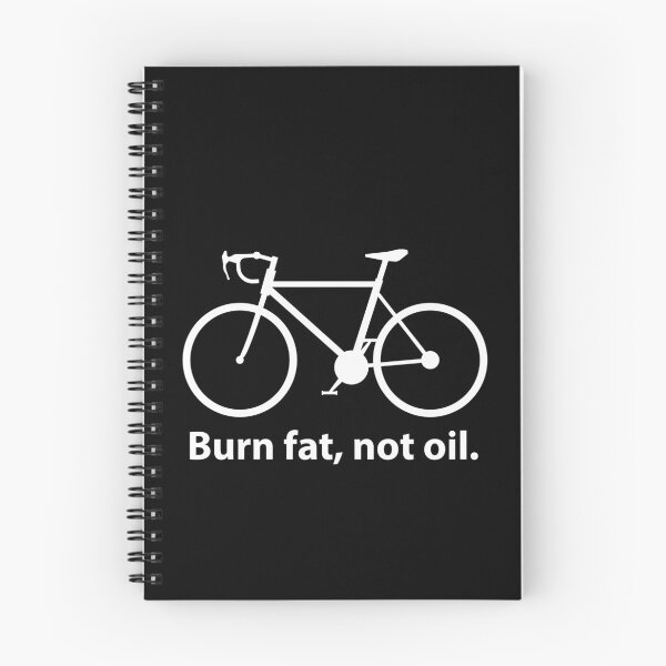 Item preview, Burn Fat Not Oil Bicycle Design, Eco Cycling Motivation, Sustainable Transport, Climate Action, Green Lifestyle, Bike Lover Graphic,  designed and sold by rikyfreestyle.
