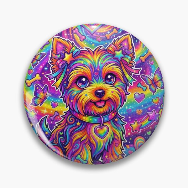 Item preview, Colorful Yorkie Puppy designed and sold by GoodVibesGraphix.